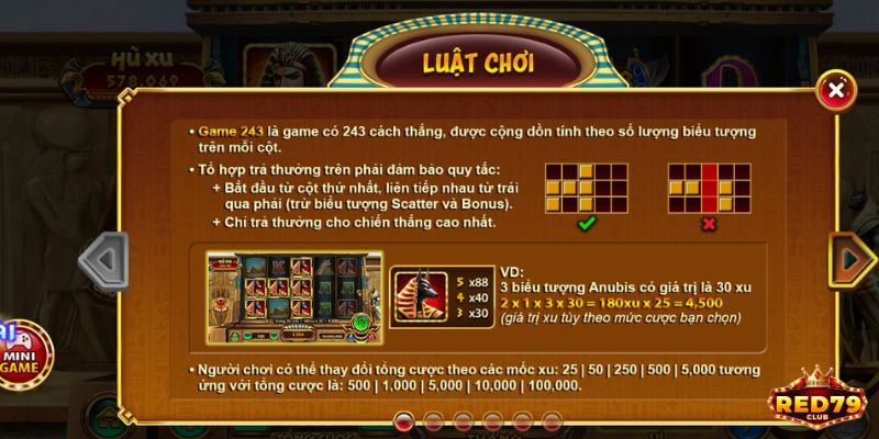 Luật chơi Bí mật Cleopatra tại Red79 mới nhất