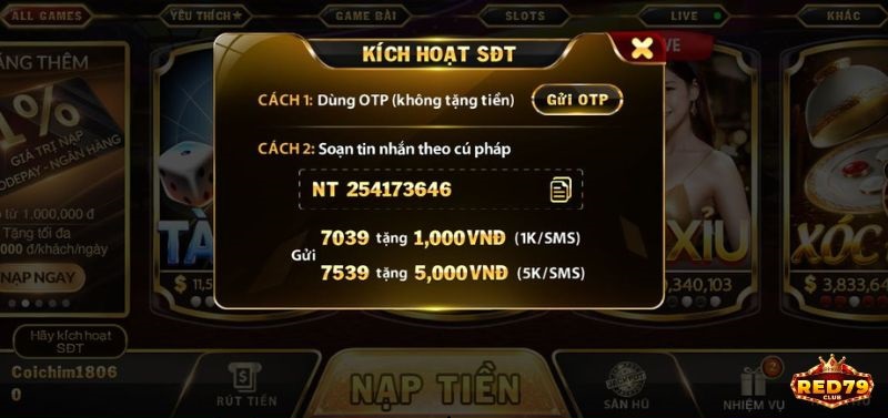 Lưu ý khi game thủ đăng nhập Red79