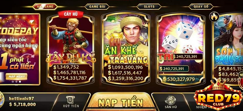 Cổng game cung cấp các sản phẩm đa dạng