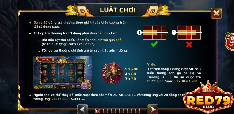 Luật chơi game nổ hũ Sơn tinh Thuỷ tinh Red79 chi tiết nhất