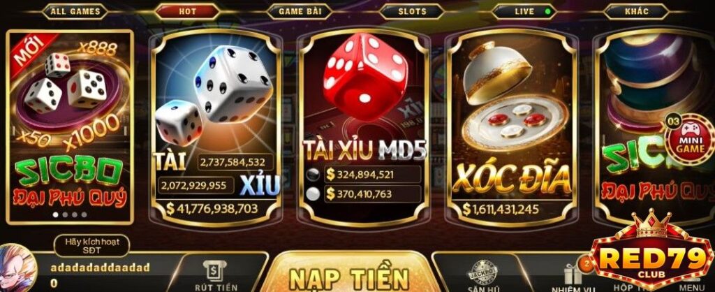 Hướng dẫn chơi tài xỉu MD5 Red79 chi tiết, dễ thắng