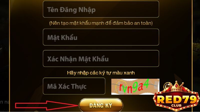 Đăng ký tài khoản bằng cách điền thông tin theo biểu mẫu