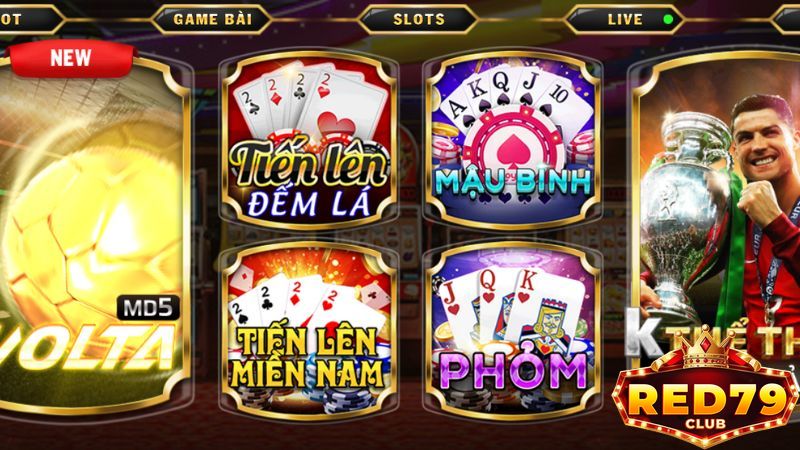Chọn Tiến lên miền Nam tại giao diện chính của cổng game